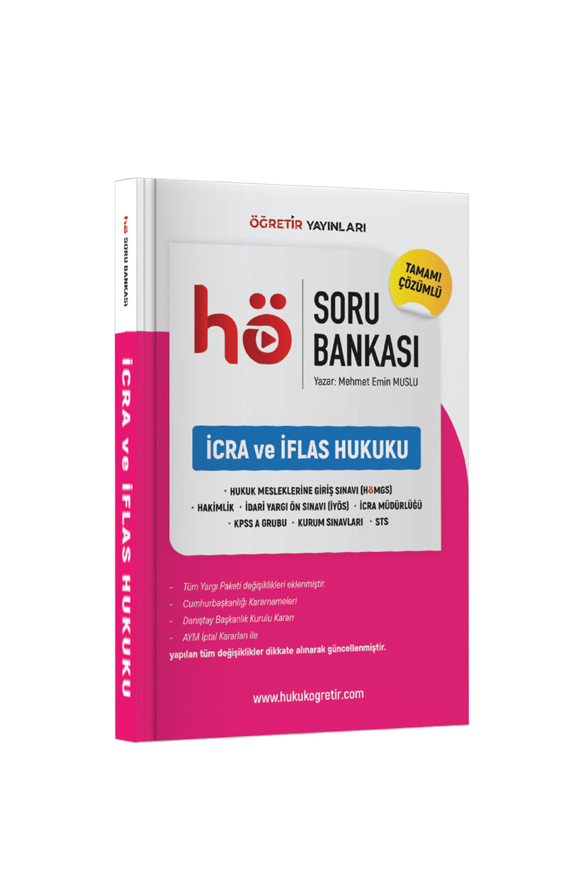 İcra ve İflas Hukuku | Soru Bankası