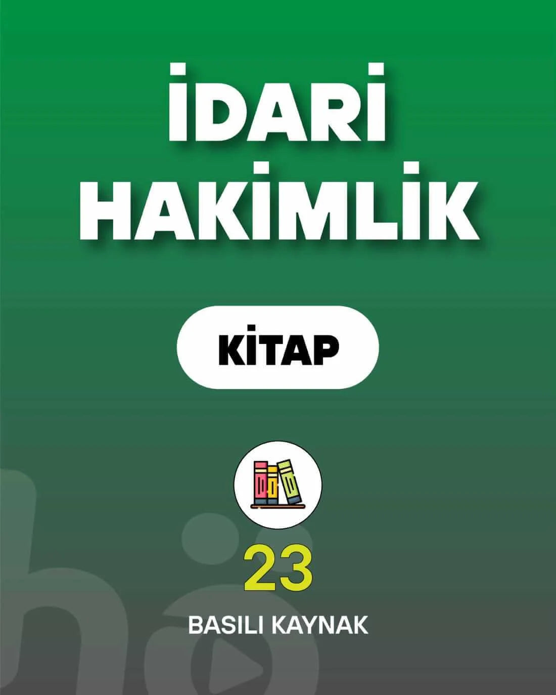 İdari Hakimlik Sınavı | Kitap Seti