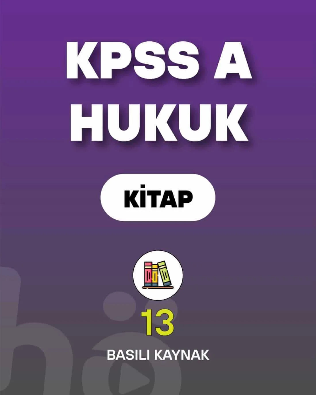 KPSS A Hukuk | Kitap Seti