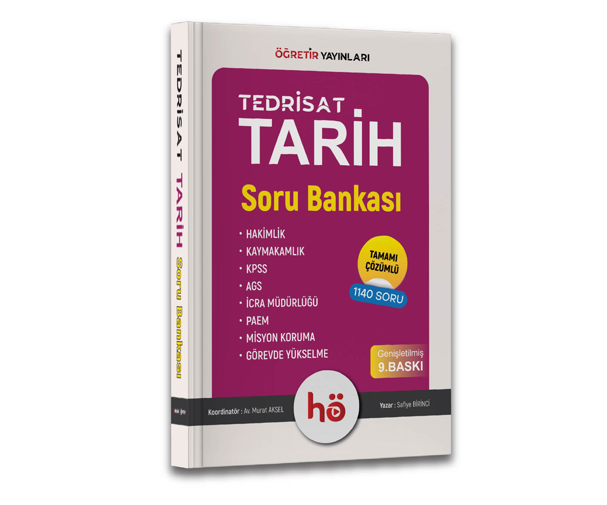 YENİ Tedrisat Tarih | Soru Bankası - 1140 SORU
