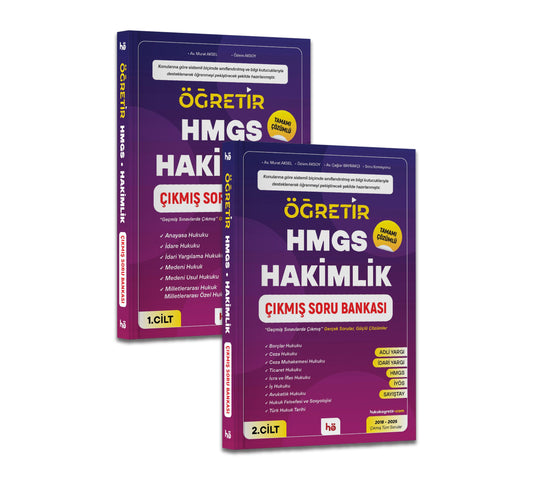 HMGS + Hakimlik | Çıkmış Soru Bankası