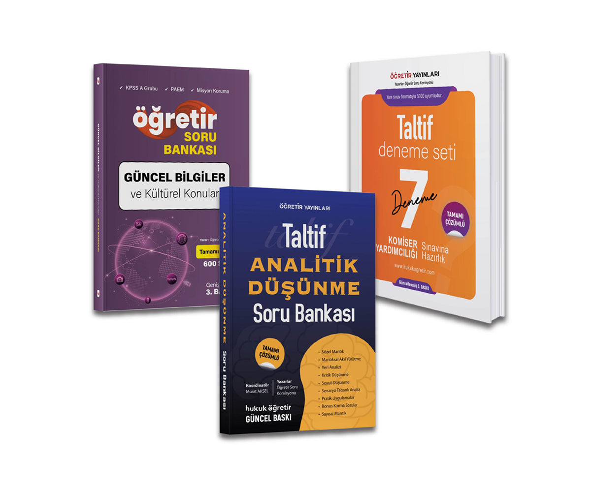 Güncel Bilgiler ve Analitik Soru Bankası + 7'li Deneme Seti