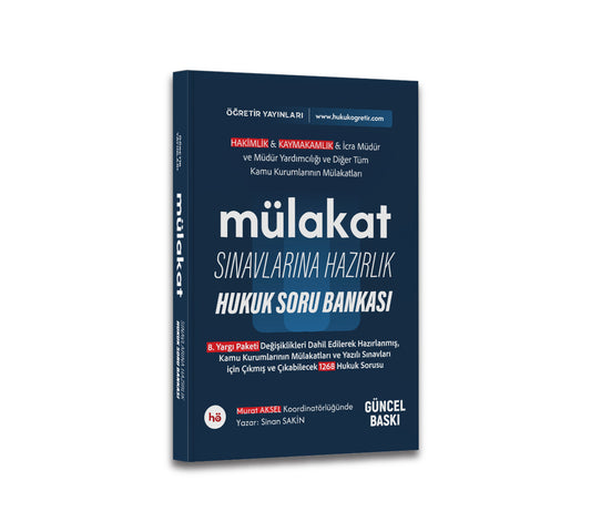 Mülakat Sınavlarına Hazırlık | Hukuk Soru Bankası