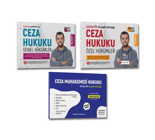 Ceza Hukuku Genel Hükümler - Ceza Hukuku Özel Hükümler - CMK
