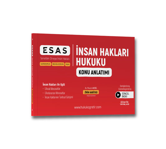 İnsan Hakları Hukuku | Konu Anlatımı Kitabı