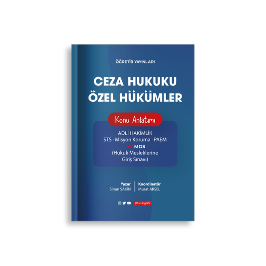Ceza Hukuku Özel Hükümler | Konu Anlatımı