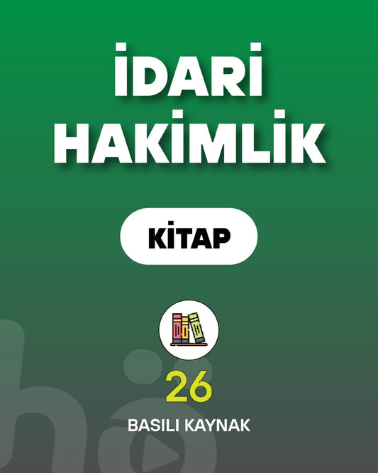 İdari Hakimlik Sınavı | Kitap Seti