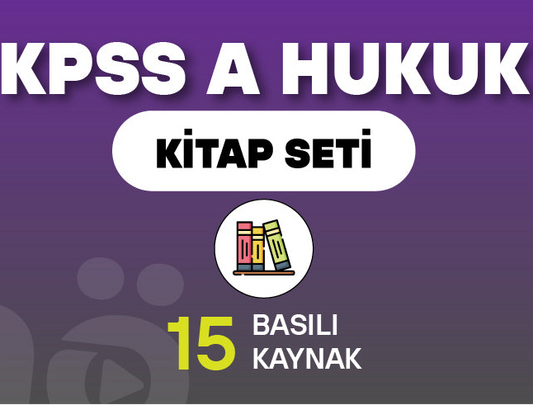 KPSS A Hukuk | Kitap Seti
