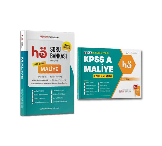 KPSS A Maliye | Kamp Kitabı + Soru Bankası