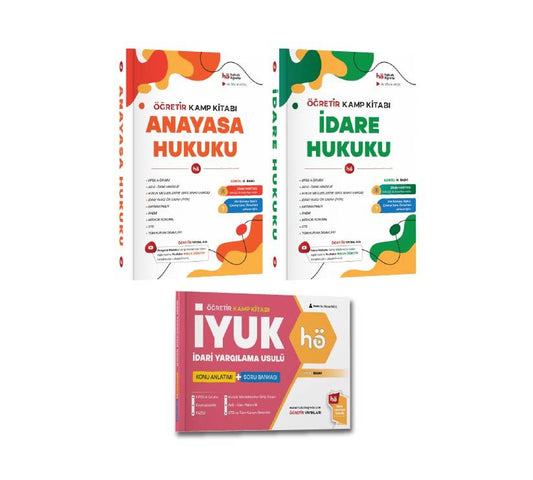 Anayasa Hukuku - İdare Hukuku - İYUK | Kamp Kitabı