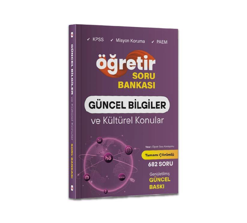 Güncel Bilgiler ve Kültürel Konular Soru Bankası Kitabı