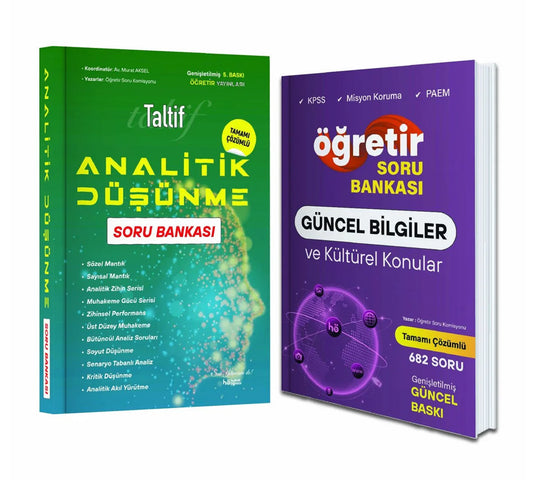 Analitik Düşünme + Güncel Bilgiler | Soru Bankası