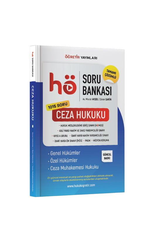 Ceza Hukuku | Soru Bankası