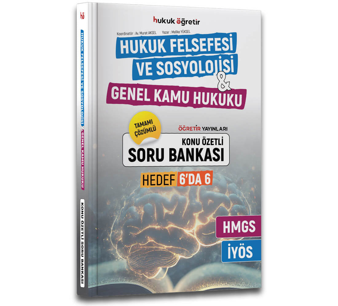 Hukuk Felsefesi ve Sosyolojisi – Genel Kamu Hukuku | Soru Bankası