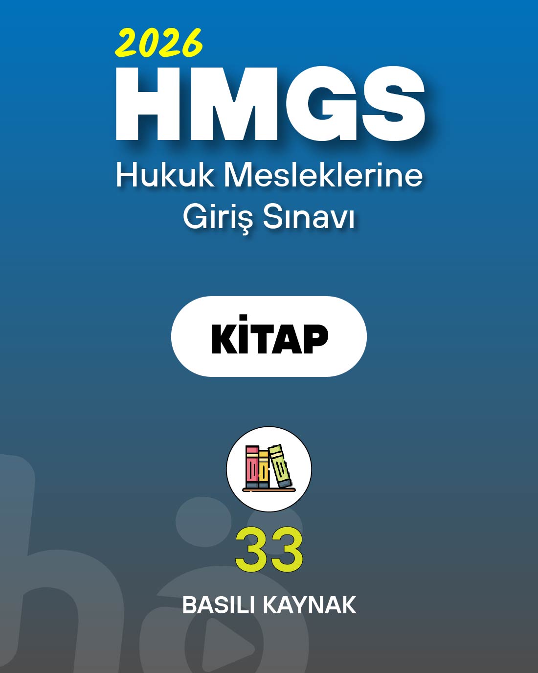 Nisan 2026 Hukuk Mesleklerine Giriş Sınavı (HMGS) | Kitap Seti