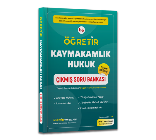 KAYMAKAMLIK Hukuk Çıkmış Soru Bankası