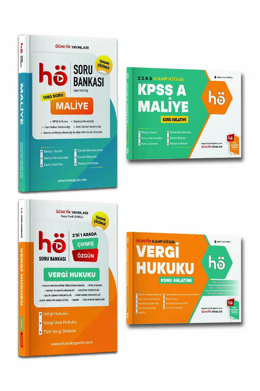 2026 KPSS A MALİYE KONU ANLATIMLI KİTAP + SORU BANKASI ( TAMAMI ÇÖZÜMLÜ 1080 SORU )