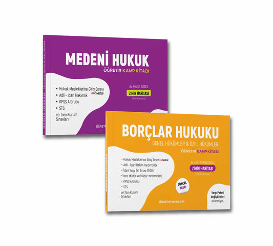 Medeni Hukuk + Borçlar Hukuku | Kamp Kitabı