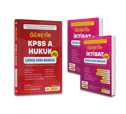 KPSS A Hukuk - İktisat Çıkmış Soru Bankası