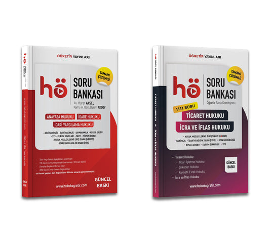 HÖ Soru + Ticaret İcra ve İflas Hukuku | Soru Bankası