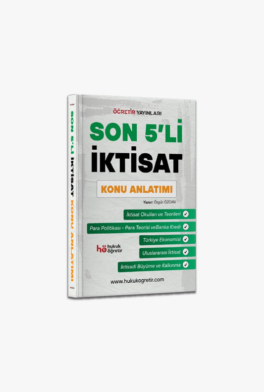 Son 5'li İktisat | Konu Anlatımı