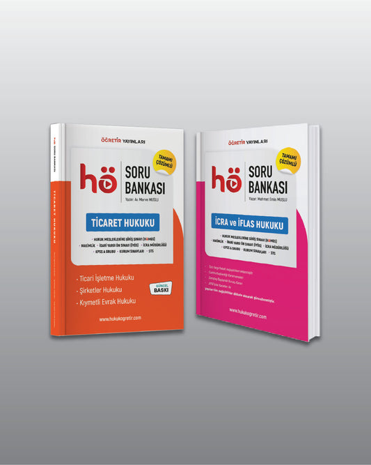 İcra ve İflas Hukuku Ders Notu Kitabı - Ticaret - İcra ve İflas Soru Bankası